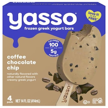 Yasso Frozen Greek Coffee Chocolate Chip Yogurt Bars
