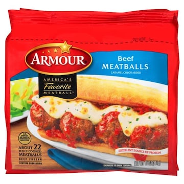 Armour Frozen Beef Meatballs