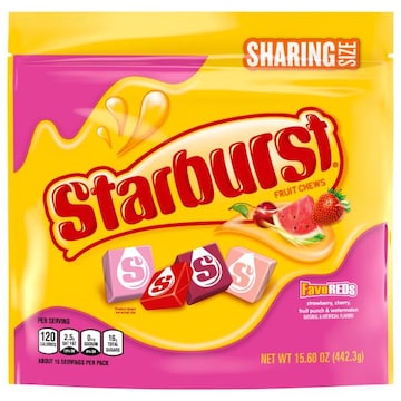 Starburst Fruit Chews, FaveReds, Sharing Size