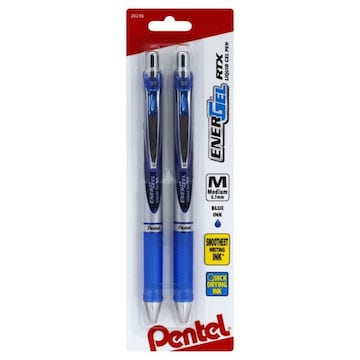 Pentel Energel Liquid Gel Pen, Blue Ink, Medium, 0.7 mm
