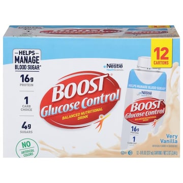 Boost Balanced Nutritional Drink, Very Vanilla, Glucose Control