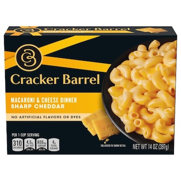 Cracker Barrel Sharp Cheddar Macaroni & Cheese Dinner