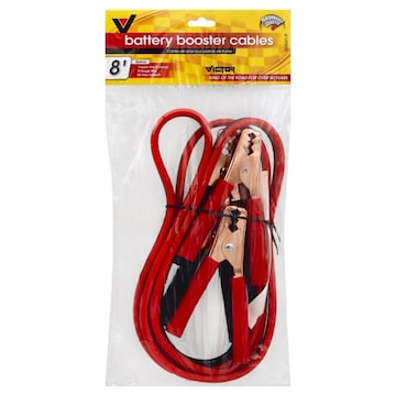 Victor Battery Booster Cables, 8 Foot