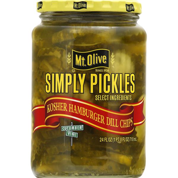 Mt. Olive Simply Pickles Kosher Dill Hamburger Chips Publix Super Markets