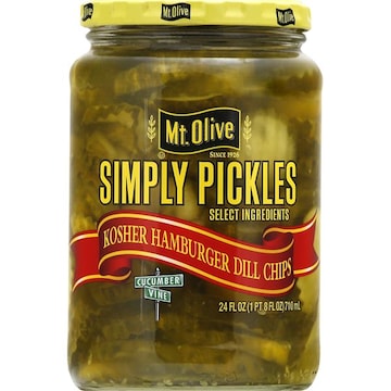 Mt. Olive Simply Pickles Kosher Dill Hamburger Chips