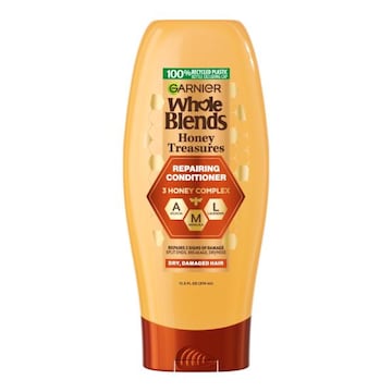 Garnier Whole Blends Honey Treasures Repairing Conditioner, Dry, Damaged Hair