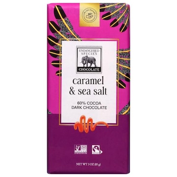 Endangered Species 60% Cocoa Caramel & Sea Salt Dark Chocolate