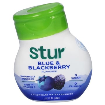 Stur Water Enhancer, Antioxidant, Blue & Blackberry Flavored