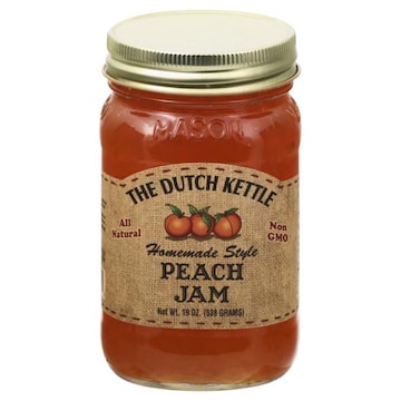 The Dutch Kettle Homemade Style Peach Jam, Homemade Style