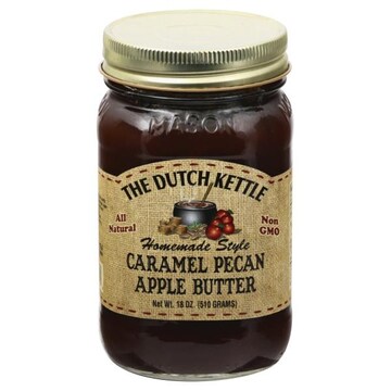 The Dutch Kettle Apple Butter, Caramel Pecan, Homemade Style