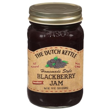 The Dutch Kettle Jam, Blackberry, Homemade Style
