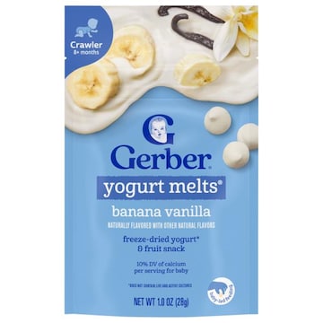 Gerber Crawler (8+ Months) Banana Vanilla Yogurt Melts