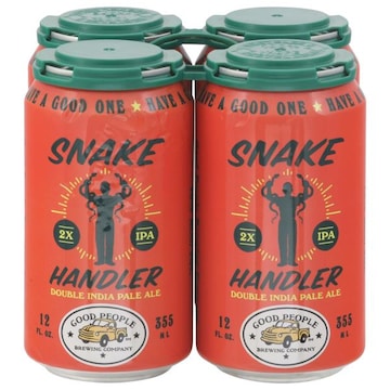 Good People Brewing Company Beer, Double India Pale Ale, Snake Handler