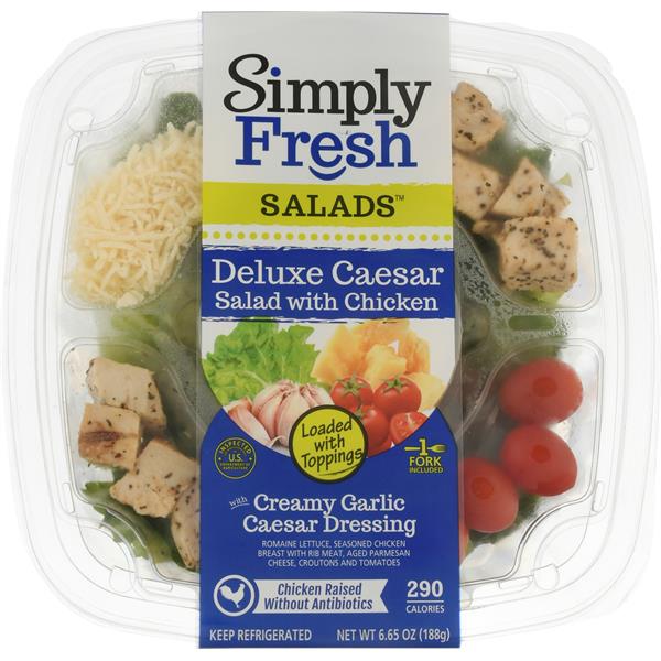 Simply Fresh Salads Salad with Chicken, Deluxe Caesar Publix Super