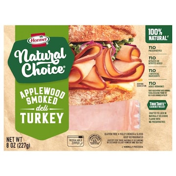HORMEL Natural Choice Turkey, Applewood Smoked, Deli
