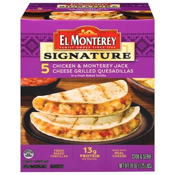 El Monterey Signature Quesadillas, Grilled, Chicken & Monterey Jack Cheese