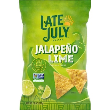 LATE JULY® Snacks Clásico Jalapeno Lime Tortilla Chips