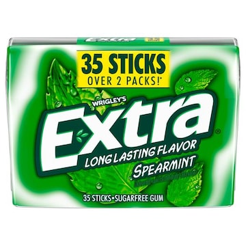 Extra Sticks Sugarfree Spearmint Gum