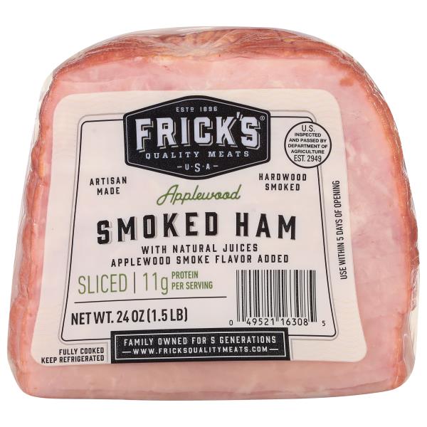 Frick's Smoked Ham, with Natural Juices, Applewood, Sliced Publix