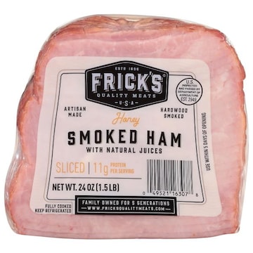 Frick's Smoked Ham, with Natural Juices, Honey, Sliced