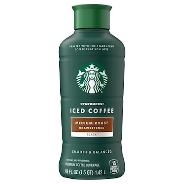 Starbucks Iced Coffee Starbucks Iced Coffee Unsweetened Premium Coffee Beverage 48 Fluid Ounce Plastic Bottle