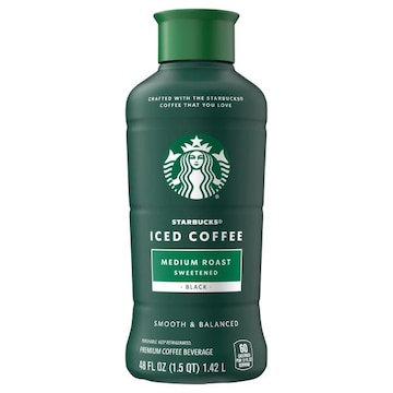 Starbucks Iced Coffee Starbucks Iced Coffee Lightly Sweetened Premium Coffee Beverage 48 Fluid Ounce Plastic Bottle