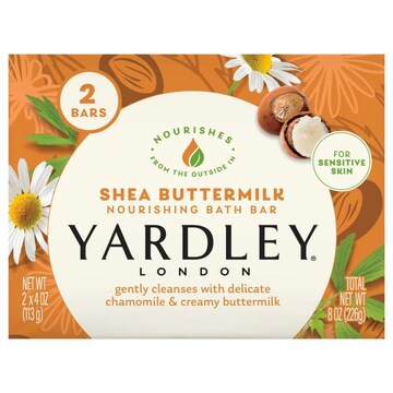 Yardley London Bath Bar, Shea Buttermilk