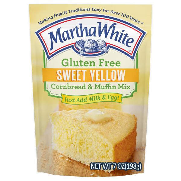 Martha White Gluten Free Cornbread & Muffin Mix, Sweet Yellow | Publix ...