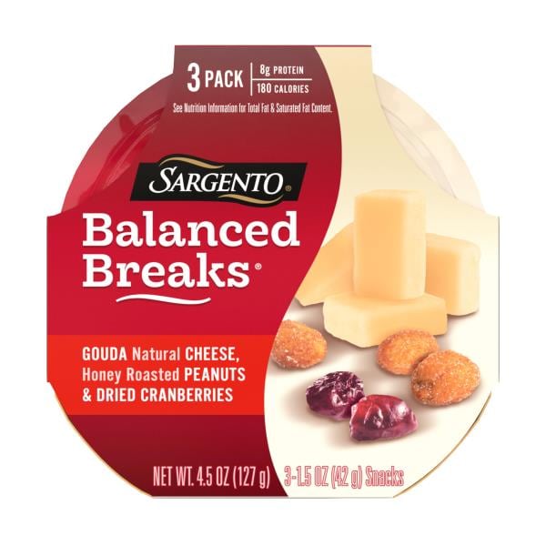 Sargento Sargento® Balanced Breaks® Gouda Natural Cheese, Honey Roasted