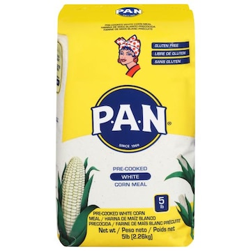 P.A.N. Corn Meal, White, Pre-Cooked