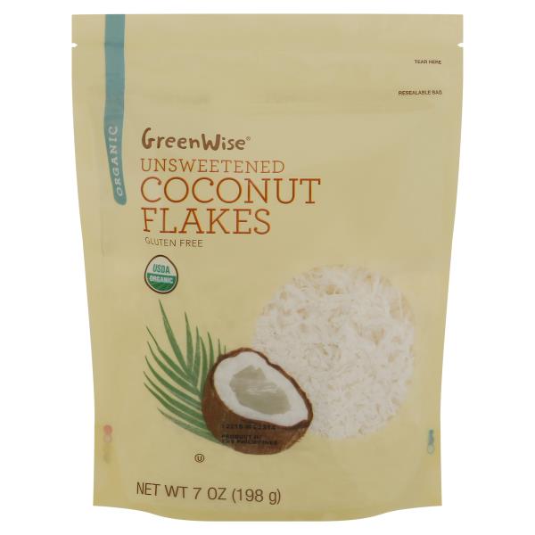 Greenwise Coconut Flakes Gluten Free Organic Unsweetened Publix Super Markets