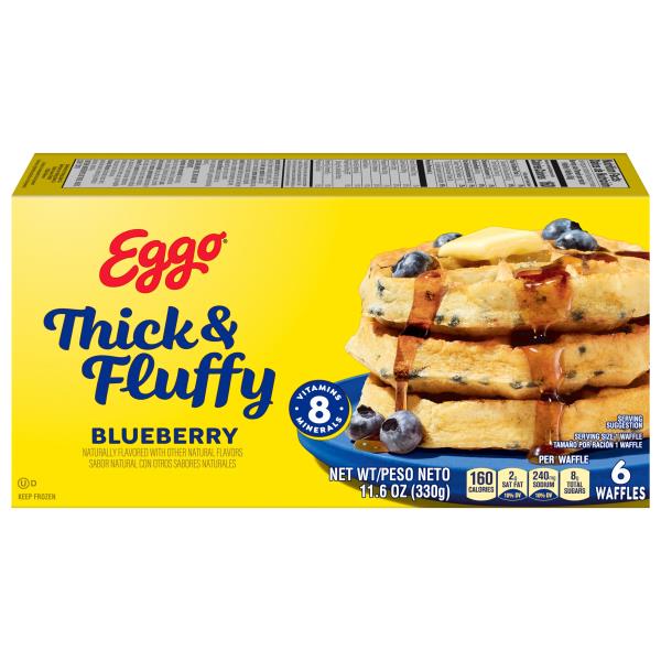 Eggo Frozen Waffles, Blueberry Publix Super Markets