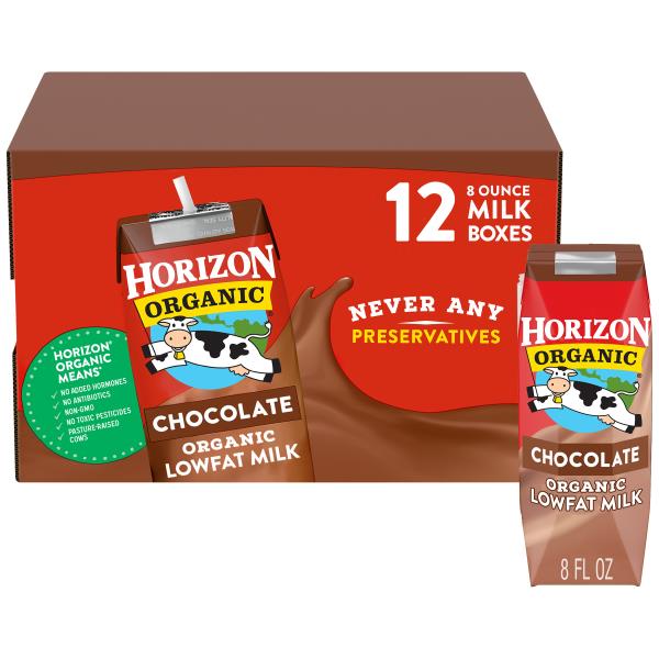 Horizon Organic Milk, Chocolate, Low Fat, Organic Publix Super Markets