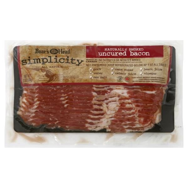 Boar's Head Simplicity Simplicity All Natural Smoked Bacon Publix Super Markets