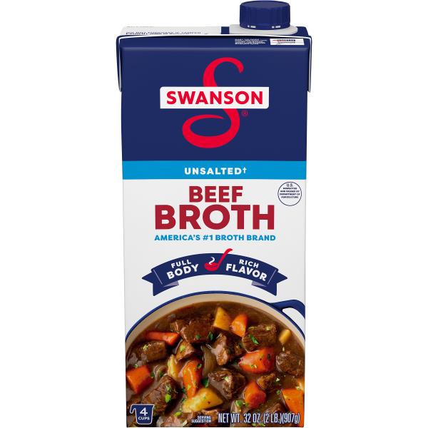 Swanson® 100 Natural Unsalted Beef Broth Publix Super Markets