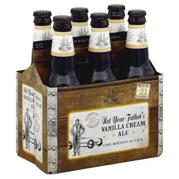 Not Your Fathers Beer, Ale, Vanilla Cream, 6 Pack