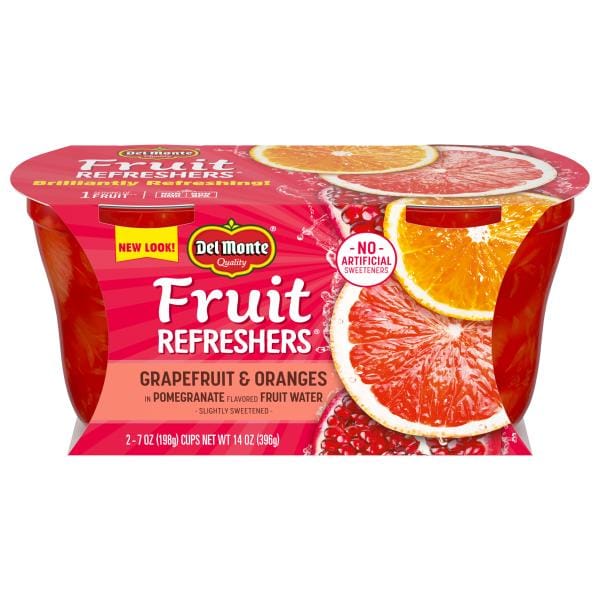 Del Monte Fruit Refreshers Grapefruit & Oranges in Pomegranate