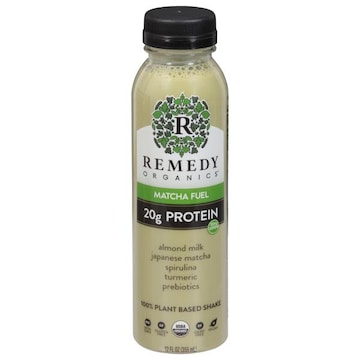 Remedy Organics Shake, 100% Plant Based, Matcha Fuel