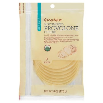 GreenWise Organic Provolone, Cheese Slices