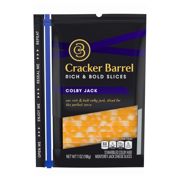 Cracker Barrel Colby Jack Cheese Slices Publix Super Markets