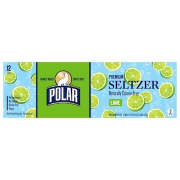 Polar Seltzer, Lime, Premium