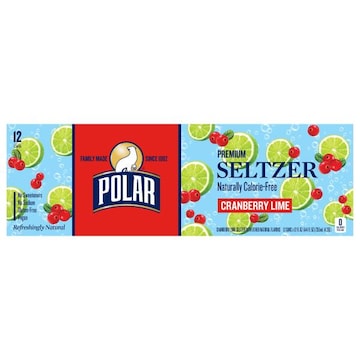 Polar Seltzer, Premium, Cranberry Lime