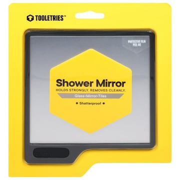 Tooletries Shower Mirror, The Oliver-Charcoal