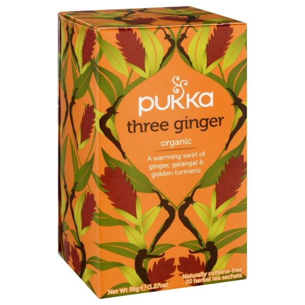 Pukka Herbal Tea, Organic, Three Ginger, Sachets Publix Super Markets