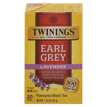 Twinings Black Tea, Earl Grey, Lavender, Tea Bags