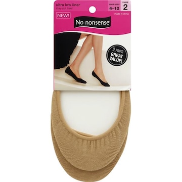 No Nonsense Liner, Stay-Put Heel, Ultra Low