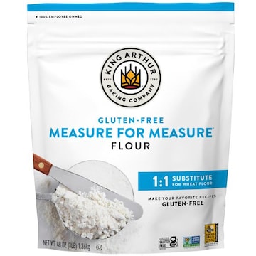 King Arthur Baking Company Measure for Measure Flour, Certified Gluten-Free, Non-GMO Project Verified, Certified Kosher, 3 lbs