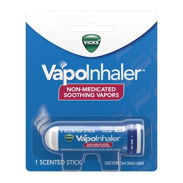Vicks Nasal Decongestant VapoInhaler Portable Nasal Inhaler, Non-Medicated, 1 Scented Stick