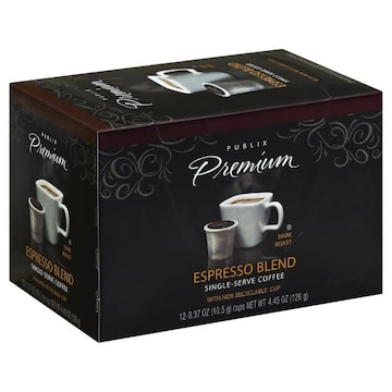 Publix Premium Single-Serve Espresso Dark Roast Arabica Coffee