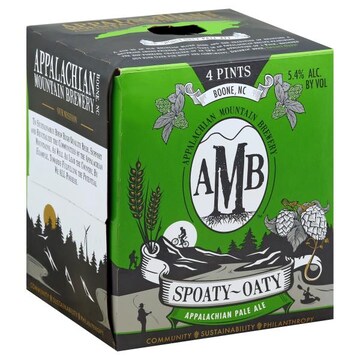 Appalachian Mountain Brewery Beer, Spoaty Oaty Appalachian Pale Ale